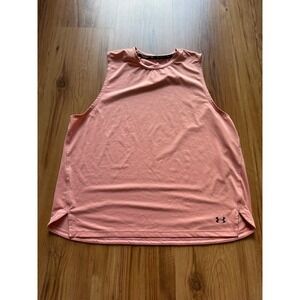Under Armour HeatGear Pink Athletic Tank Top Women's Medium